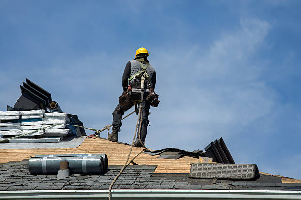 Professional Flat Roof Repair technician working in Smiley, TX